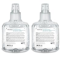 PROVON LTX-12 Clear and Mild Foam Handwash, EcoLogo Certified, 1200 mL Foam Soap Refill for LTX-12 Touch-Free Dispenser (Pack of 2) - 1941-02