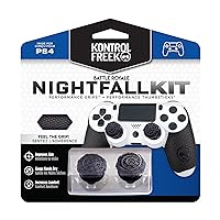 KontrolFreek FPS Freek Battle Royale Nightfall Performance Kit for PlayStation 4 Controller (PS4) | Includes Performance Thumbsticks and Performance Grips | Black