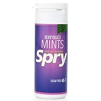 Spry Xylitol Mints, Natural Berry Blast, 45ct