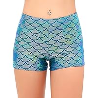 Women's Sexy Shiny Mermaid Shorts