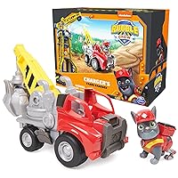 Charger’s Crane Grabber Toy Truck with Movable Parts and a Collectible Action Figure, Kids Toys for Ages 3 and Up