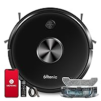 Ultenic D5s Pro Robot Vacuum Cleaner with Mop, 3000Pa Suction, Ultra Carpet Boost Technology, Wi-Fi/Alexa/App Control, Self-Charging Robotic Vacuum for Pet Hair Hard Floor Carpet