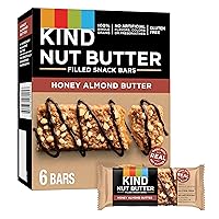 KIND Nut Butter Filled, Honey Almond Butter, 6Ct