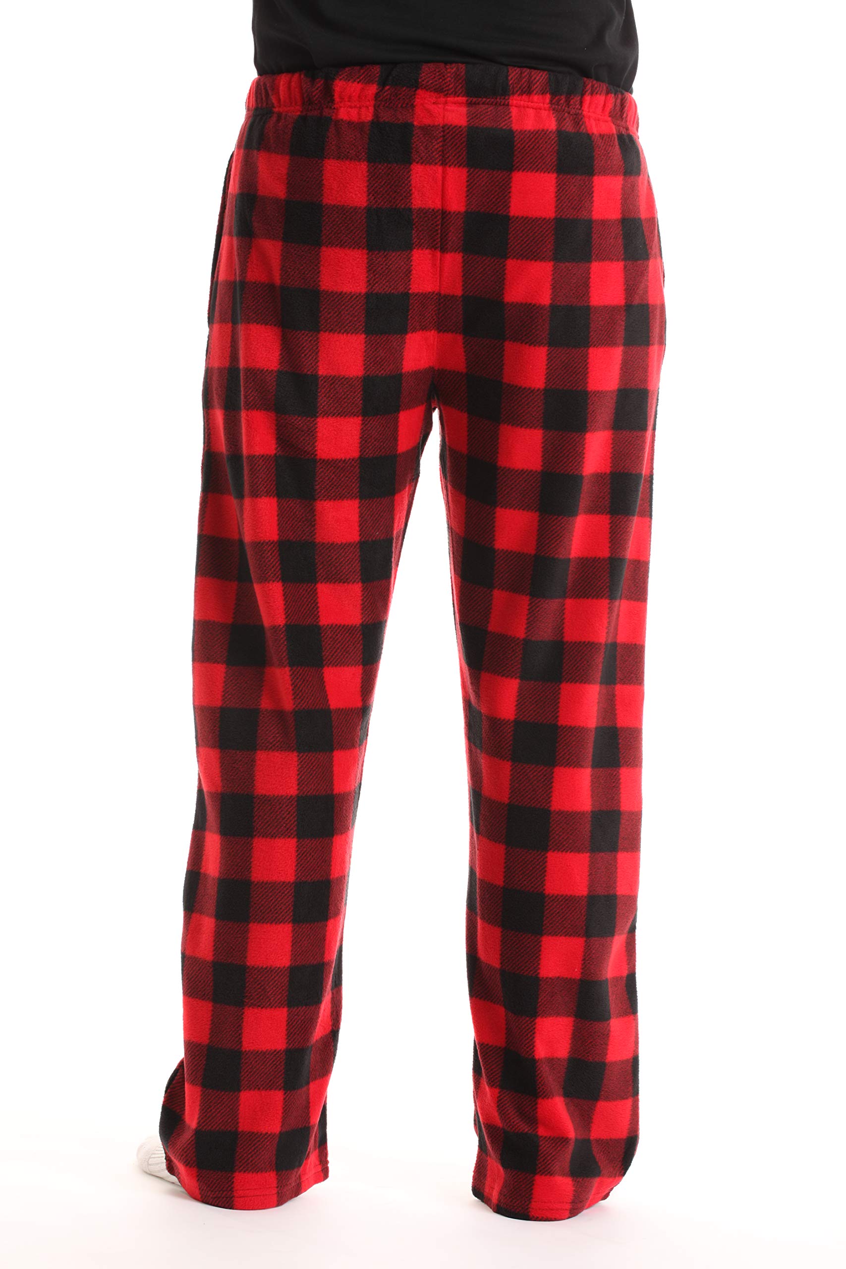 #followme Microfleece Men’s Buffalo Plaid Pajama Pants with Pockets