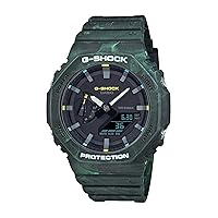 G-Shock Men's GA2100FR-3A Mystic Forest Watch, Green