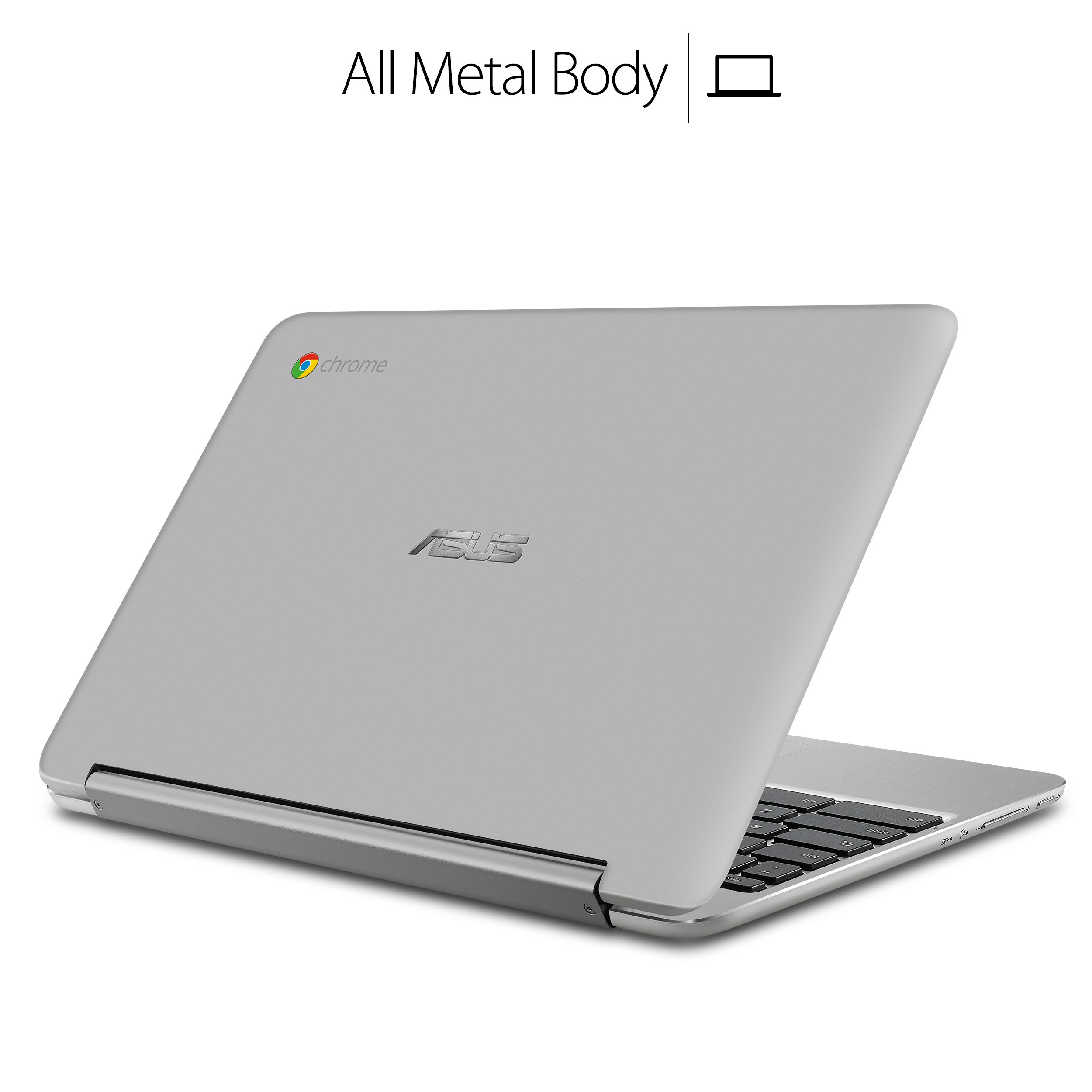 ASUS Chromebook Flip C101 2-In-1 Laptop- 10.1” 4-Way WXGA Touchscreen, Rockchip RK3399 Quad-Core Processor, 4GB RAM, 16GB Storage, All Metal Body, Lightweight, USB Type-C, Chrome OS- C101PA-DB02