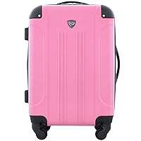Chicago Hardside Expandable Spinner Luggages, Hot Pink, 20