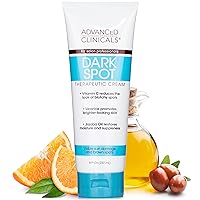 Advanced Clinicals Dark Spot Vitamin C Cream For Face, Hand & Body Lotion, Anti Aging Therapeutic Skin Care Moisturizer Lotion Reduces Appearance Of Age Spots, Blotchy Skin, & Wrinkles, Large 8 Fl Oz Advanced Clinicals Dark Spot Vitamin C Cream For Face, Hand & Body Lotion, Anti Aging Therapeutic Skin Care Moisturizer Lotion Reduces Appearance Of Age Spots, Blotchy Skin, & Wrinkles, Large 8 Fl Oz