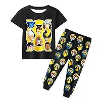 Kids Boys Pants Set Cartoon 2-Piece Casual Outfit Toddler Clothes Playwear Set Party Gift