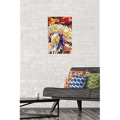 Dragon Ball Z - Saiyans Wall Poster, 14.725 x 22.375