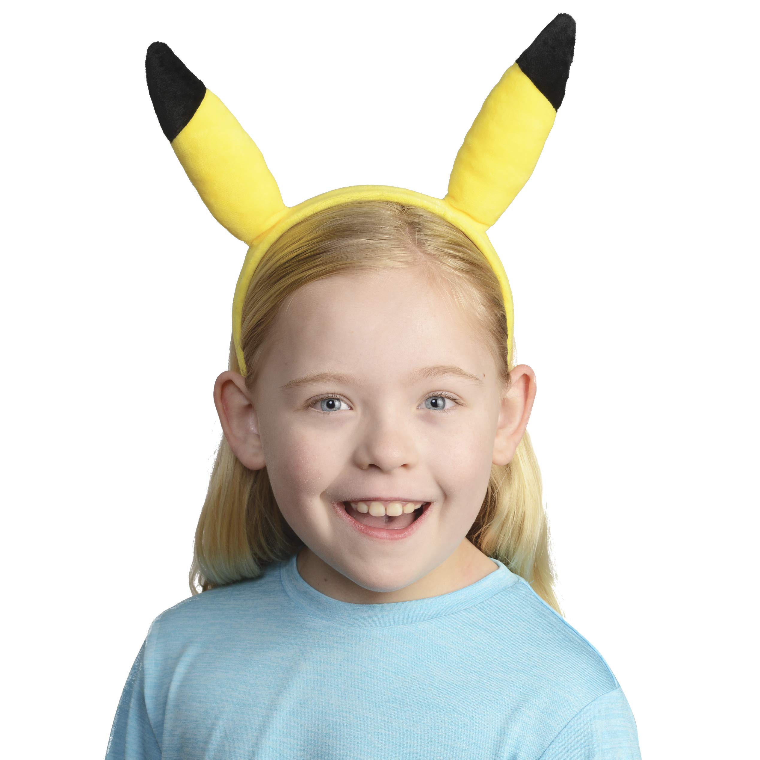 Pokémon Pikachu Plush Headband - Pikachu Ears for Halloween, Accessory, Dress Up, Pretend & More - One Size Fits All