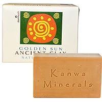 Zion Health Clay Bar Soap, Golden Sun, 10.5 Ounce