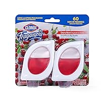 Clorox Fraganzia Small Rooms Air Freshener in Cherry Burst Scent, 2ct | Peel & Place Air Freshener, No-Plug, Battery-Free for Closets, Laundry Room, Entry Way, Bathroom, Locker, 2 Air Freshener Units