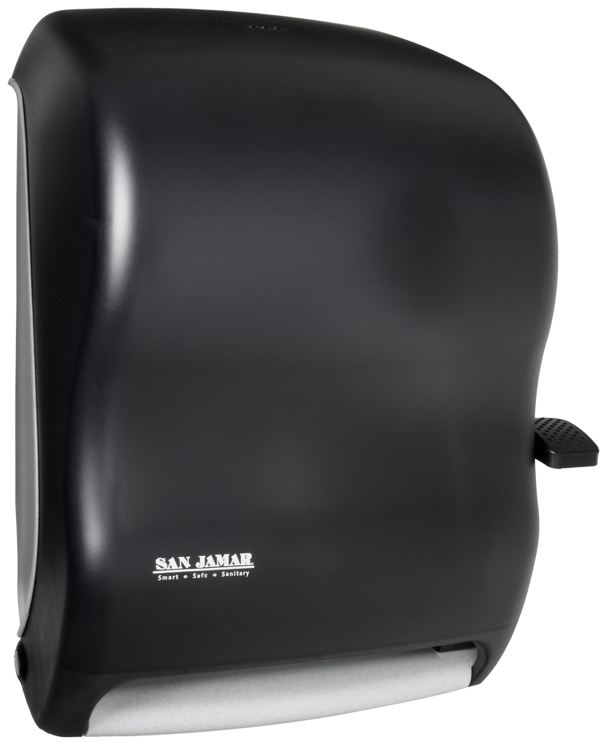 San Jamar T1100TBK Black Pearl Lever Roll Towel Dispenser without Auto Transfer