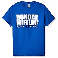 Men's The Office Tv Series Dunder Mifflin Logo Graphic T-Shirt