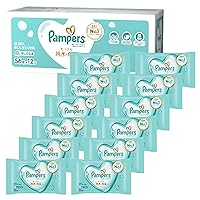 Pampers Wipes Best for Skin 672 Sheets (56 Sheets x 12 Pack) [Case Item]