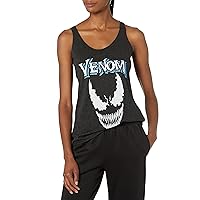 Marvel Women's Official Venom Crest Junior's Racerback Tank