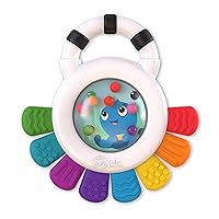 Outstanding Opus The Octopus Sensory Rattle & Teether Multi-Use Toy, BPA Free & Chillable, 3 Months & up, Multicolored