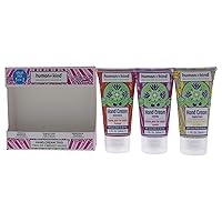 Human+Kind Moisturizing Hand Cream Trio - Three Scented Hydrating Creams with Avocado Oil and Shea Butter - Intense, Fast Absorbing Moisturizer for Smooth Skin - For Dry, Cracked Skin Relief - 3 pc