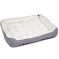 Grounding Pet Bed for Dogs and Cats, Grounded Rectangle Pet Bed with Conductive Silver Fiber. XL Bed - 44'' x 35''. 15 ft Grounding Cord. May Help Lower Inflammation and Reduce Pain, Ease Anxiety.