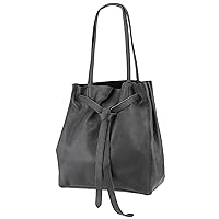 SH Leder ® Sandra G535 Women's Genuine Cowhide Leather Shopper with Bow and Inner Pocket in Many Colours Shoulder Bag Handbag 29 x 33 cm