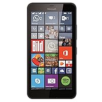 Microsoft Lumia 640 XL 8GB Quad-Core Windows 8.1 Single Sim Smartphone (GSM Unlocked) - Black