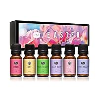 P&J Trading Fragrance Oil Easter Set | Jelly Bean, Fresh Cut Grass, Lily, Honey, Marshmallow, Azalea Candle Scents for Candle Making, Freshie Scents, Soap Making Supplies, Diffuser Oil Scents