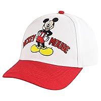 Disney Baseball Cap, Mickey Mouse Adjustable Toddler 2-4 Or Boy Hats for Kids Ages 4-7