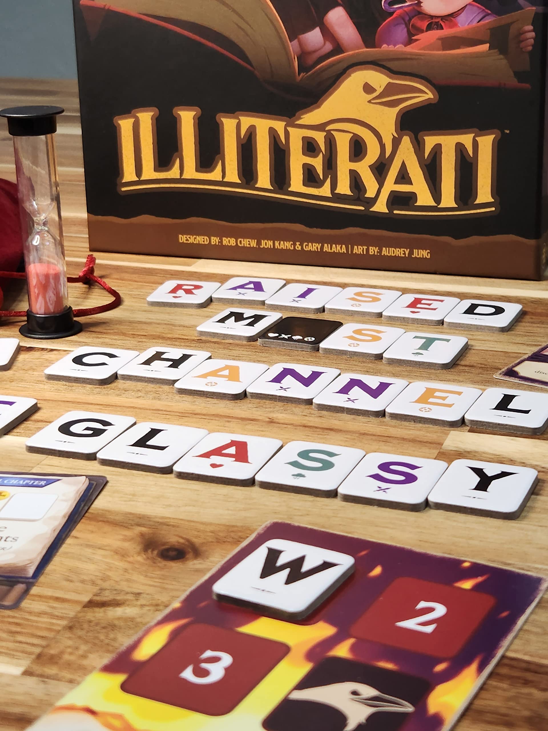 Gap Closer Games Illiterati - Cooperative Survival Word Game, Family, Ages 7+, 1-5 Players, 40 Min