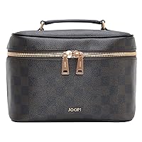 Joop! Women Cortina Piazza Wash Bag Dark Brown Cosmetic Bag, brown