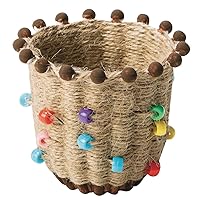 S&S Worldwide Ancient Culture Jute Basket Craft Kit (Pack of 24)