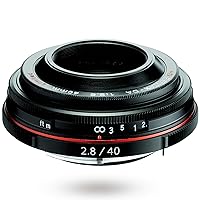 PENTAX Limited Lens Pancake Standard Single-Focus HD PENTAX-DA40mmF2.8 Black K Mount APS-C Size 21390