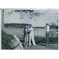 Vintage photo of A scene from the film 