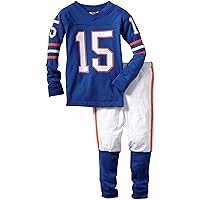 Little Boys' No.15 Football 2 Piece Pajama Set