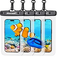 Hiearcool Waterproof Phone Pouch, Waterproof Phone Case, IPX8 Cellphone Dry Bag Compatible for iPhone 15 14 13 12 Pro Max Plus Cellphone Up to 8.3