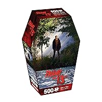 AQUARIUS Friday The 13th 500pc Puzzle (500 Piece Jigsaw Puzzle) - Glare Free - Precision Fit - Officially Licensed Friday The 13th Movie Merchandise & Collectibles - 14x19 Inches