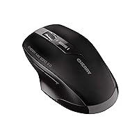 CHERRY MW 2310 2.0 - Wireless Optical Mouse. Energy-Saving 3 Years Ergonomically Designed with DPI Switch Easy to Install Plug and Use. 6 Buttons - Black