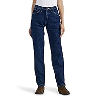 Wrangler Women's Blues Relaxed Fit Mid Rise Heavyweight Jean