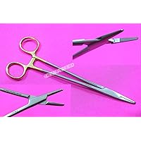 German Stainless Reusable Tc Premium Grade Mayo Hegar Needle Holder 8 inch Serrated with Tungsten Carbide Inserts
