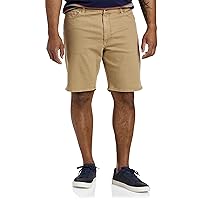True Nation by DXL Men's Big and Tall 5-Pocket Sunwashed Shorts