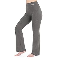 Nirlon Womens Bootcut Yoga Pants - Wide Leg Pants for Women Soft & Breathable Bootcut Yoga Pants for Yoga Regular & Plus Size