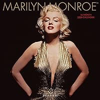 Graphique 2024 Marilyn Monroe Wall Calendar | 12” x 12” | Thick Paper | Home & Office Organizer | Large Monthly Grid | 3 Languages & Marked Holidays | 4 Month Preview Page for 2025