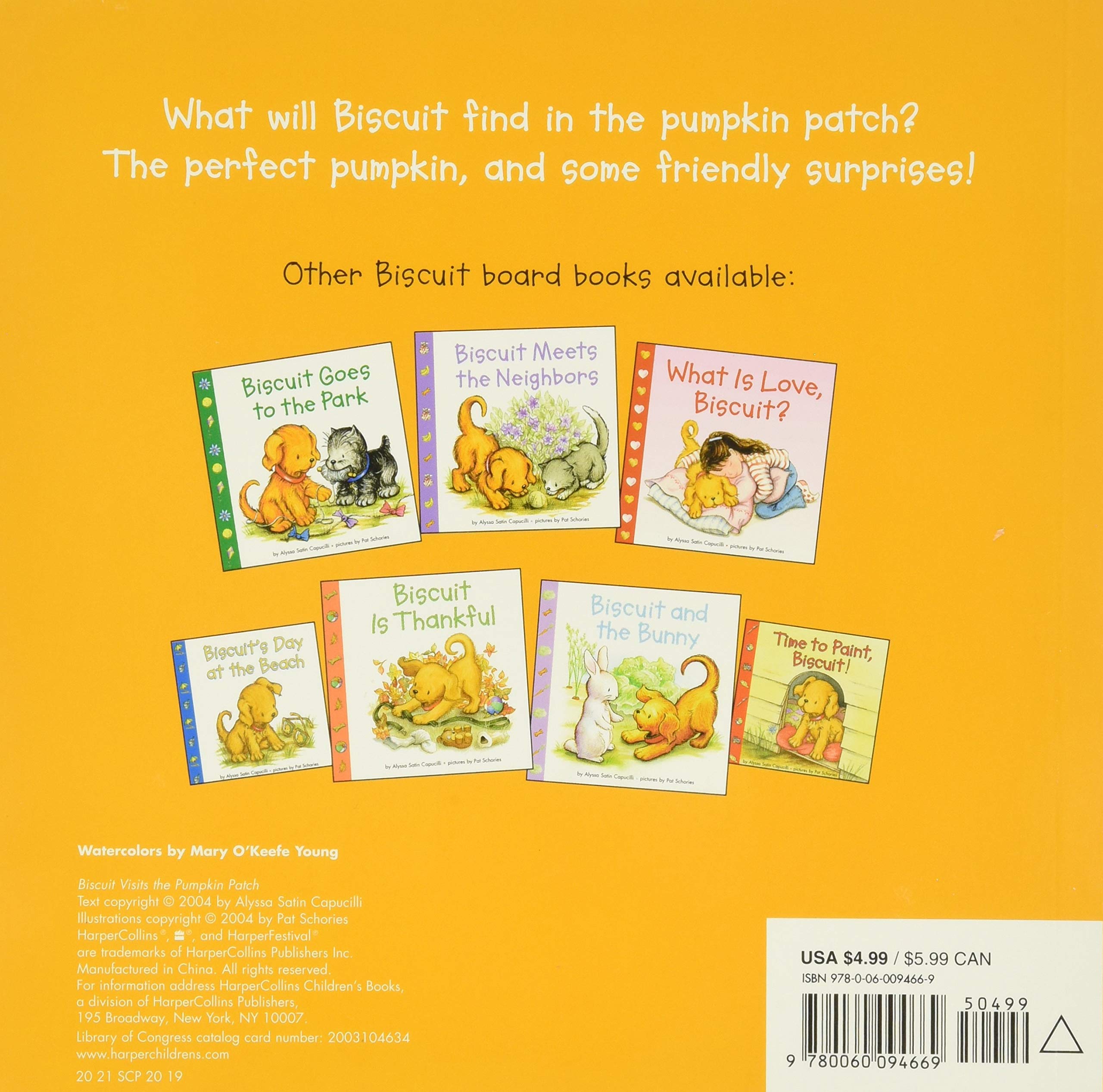 Biscuit Visits the Pumpkin Patch: A Fall and Halloween Book for Kids