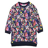 Losan Girl's Sweatshirt Dress with Tights, Sizes 2-7