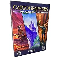 Thunderworks Games: Cartographers Map Pack Collection - Expansion Map Set Contains Nebblis, Affril & Undercity, Ages 10+, 1-75 Players, 30-45 Minutes