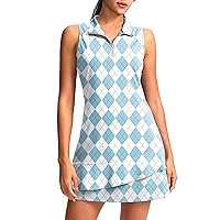 G Gradual Tennis Dress for Women Golf Outfits with Shorts and Pockets Sleeveless Active Exercise Athletic Dresses for Women