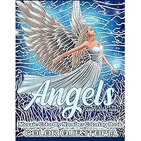 Angels Mosaic Color By Number Coloring Book - Adult Coloring Books: Mindfulness and Anti Anxiety Coloring Book Angels Mosaic Color By Number Coloring Book - Adult Coloring Books: Mindfulness and Anti Anxiety Coloring Book Paperback
