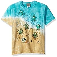 Liquid Blue Kids' Nature Aquatic Turtle Beach Short Sleeve T-Shirt