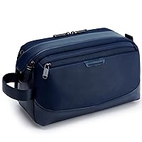 BAGSMART Toiletry Bag for Men, Large Travel Toiletry Organizer, Dopp Kit Water-resistant Shaving Bag for Toiletries Accessories - Nvay Blue
