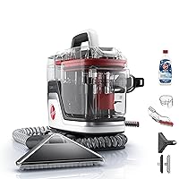 Hoover CleanSlate Plus Portable Carpet & Upholstery Spot Cleaner, Carpet Cleaner Machine, Pet Stain Remover, Car and Auto Detailer, Powerful Suction with Versatile Tools, FH14050, White